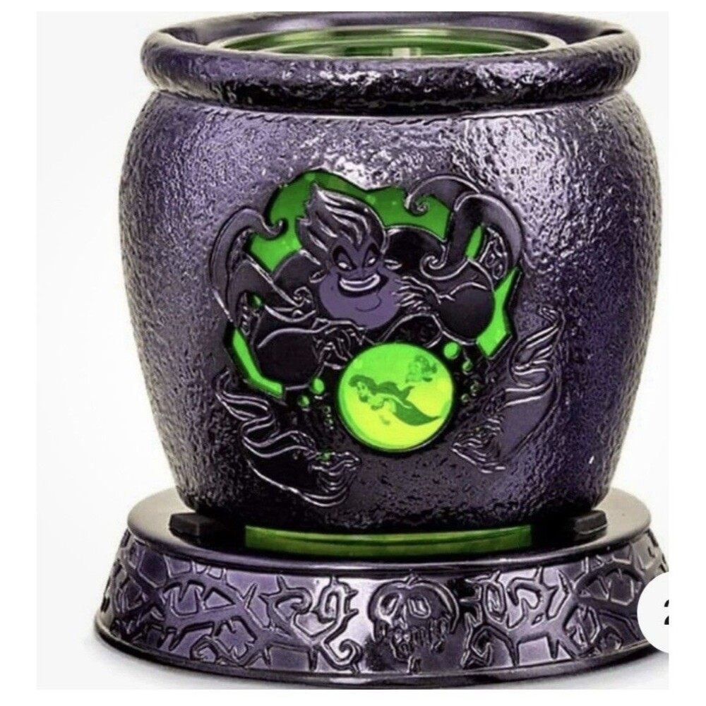 Scentsy Disney Villains Cauldron Wax Warmer Maleficent Ursula  Gothic